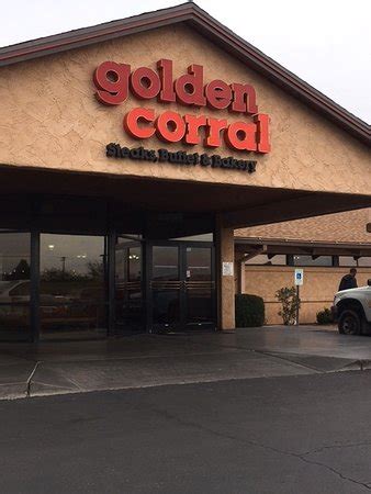 Specialties Family-style buffet restaurant in Bakersfield serving lunch, dinner and weekend breakfast that features an endless variety of high quality menu items at one affordable price. . Golden corral phone number near me